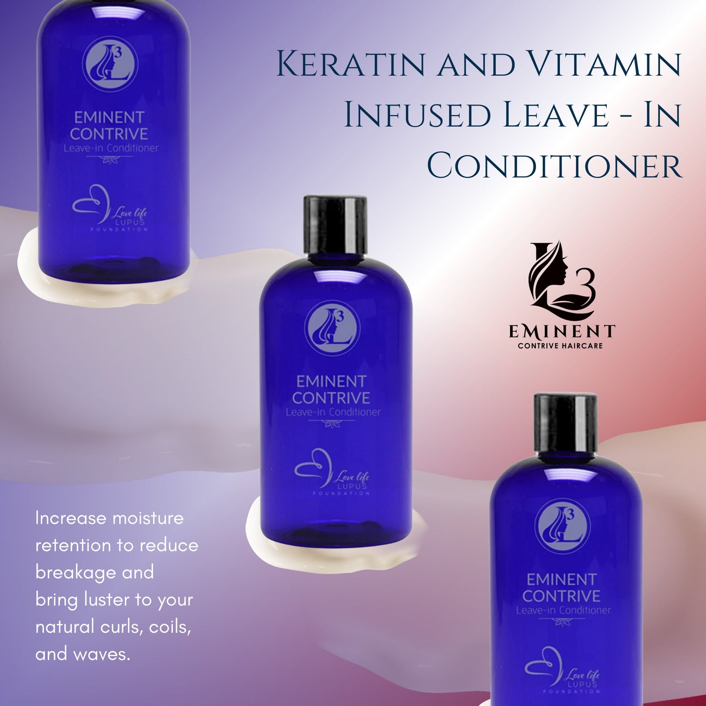 Keratin and Vitamin Infused Leave - In Conditioner